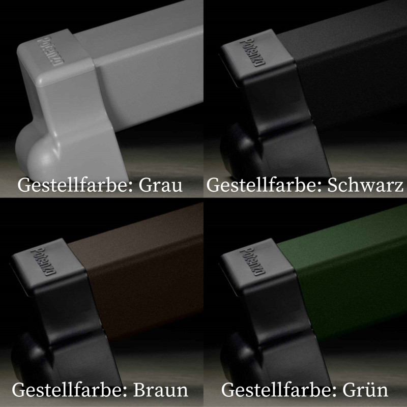 Potenza Hängematte mit Gestell – 220kg für 2 Personen I Medelin Hängematte - 230x160, 200kg I Ecru