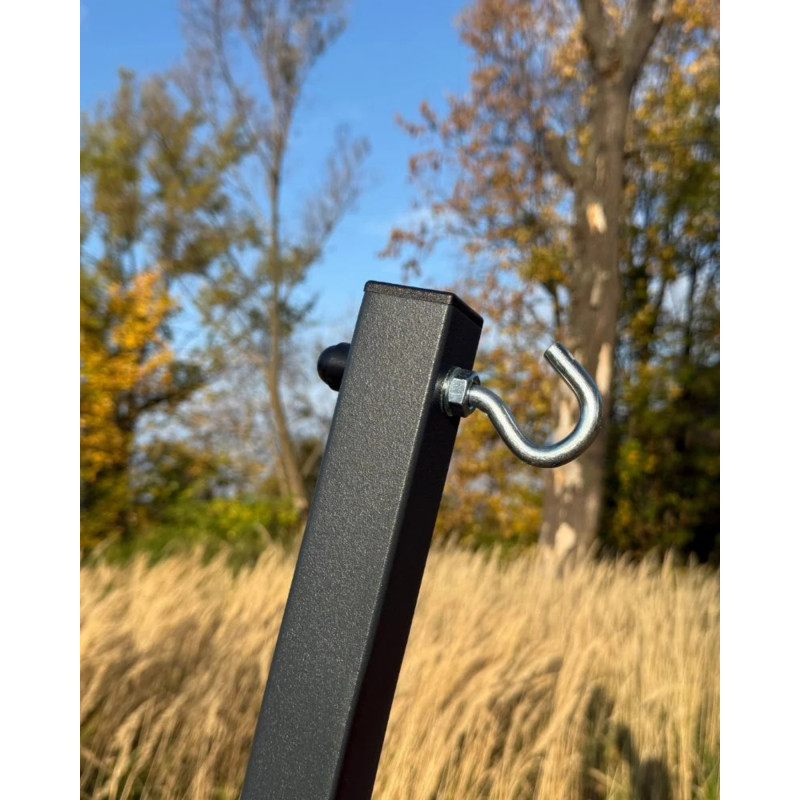 Potenza Medelin XL Hängesessel  Hängesitz mit Gazela Gestell Creme