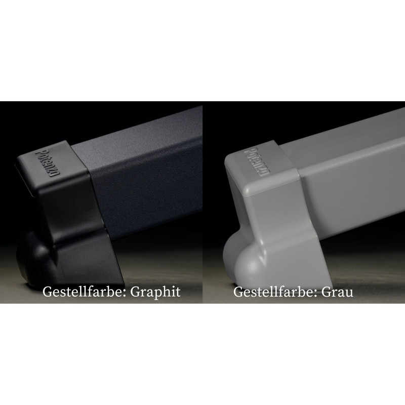 Potenza Roma XL Stabhängematte mit Verzinkter Tytan Gestell für 2 Personen I Hängematte- 220x160, 200kg I Ecru