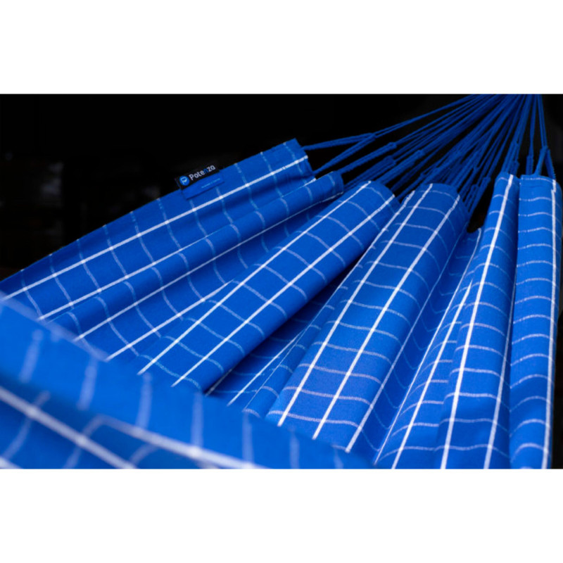 Potenza Catargo Hängematte mit Tytan Gestell für 2 Personen, Hängematte- 220x160, 220kg I Cocoon - Blau