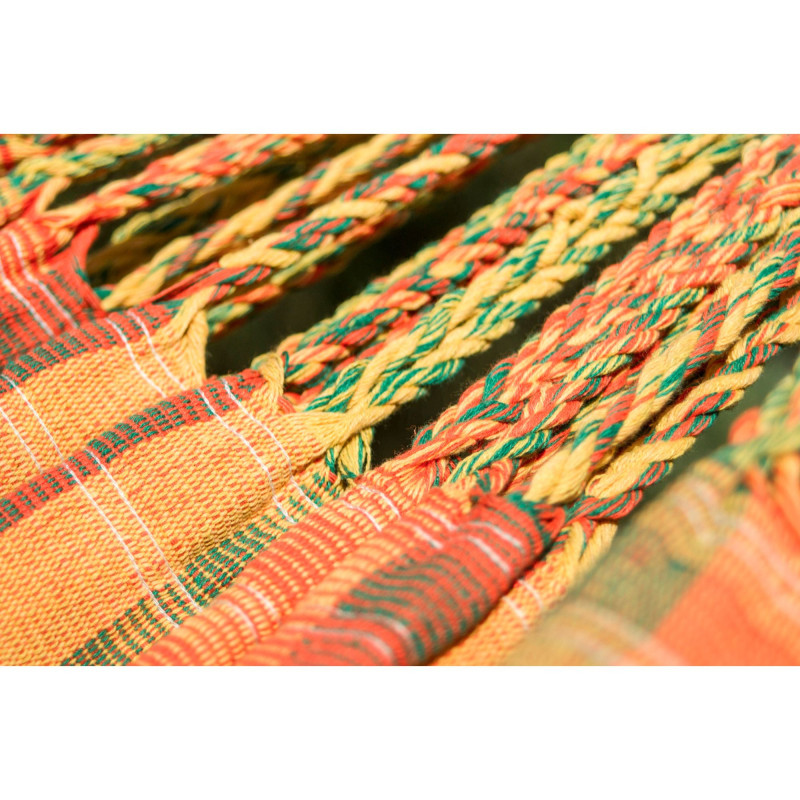 Potenza Morena Hängematte mit Tytan Gestell – 220kg für 2 Personen I Hängematte - 230x160, 220kg I Kurkuma