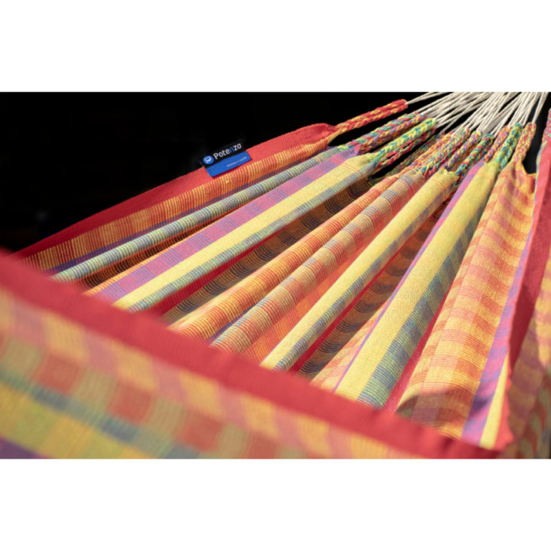 Potenza Morena Hängematte mit Tytan Gestell – 220kg für 2 Personen I Hängematte - 230x160, 220kg I Opal