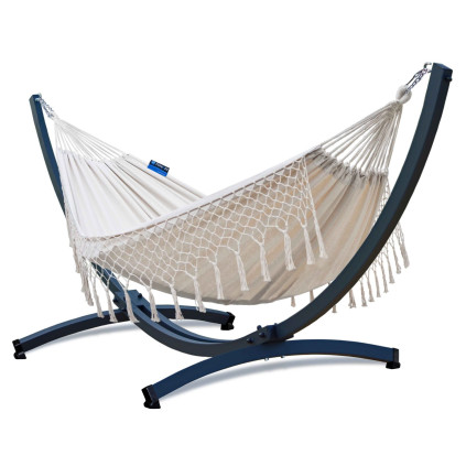 Potenza Santia XL Hängematte mit Aluminium Gestell – 200kg Hängematte