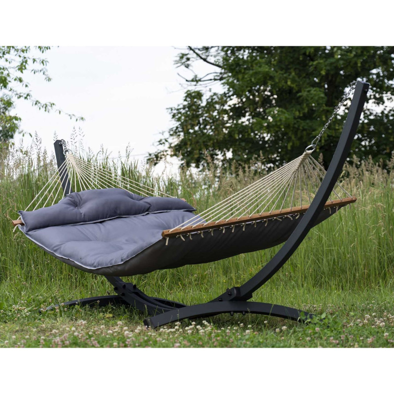 Atlanta Stabhängematte - Wolkenbett mit rostfreiem Aluminiumrahmen