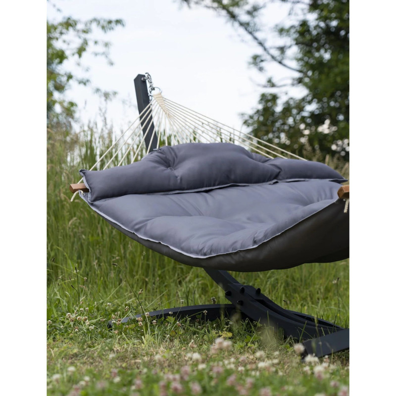 Atlanta Stabhängematte - Wolkenbett mit rostfreiem Aluminiumrahmen