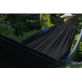 Potenza Outdoor Hängematte 220 x 160 cm, Belastbarkeit bis 200 kg I Roma - Schwarz