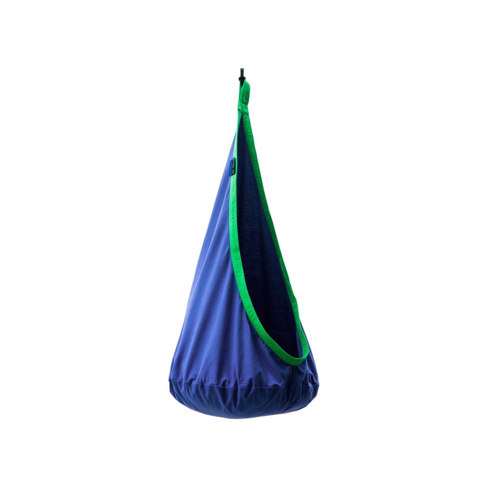 Potenza Milo Cocoon cueva colgante para niños Silla colgante 100% algodón max 100kg-Azul