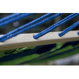 Potenza Acadia XL Stabhängematte mit Verzinkter Tytan Gestell für 2 Personen I Hängematte- 220x160, 200kg I Grün / Blau