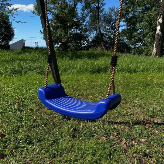 Schaukel-Sitz , verstellbares Schaukel-Brett I KinderSchaukel Garten & Spielplatz-Zubehör Indoor Outdoor I Blau