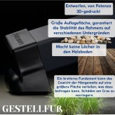 Potenza Medelin Double Hängematte mit Verzinkter Tytan Gestell für 2 Personen, Hängematte- 230x160, 200kg I Cocoon B&W