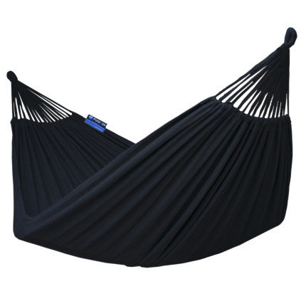 Potenza Outdoor Hängematte 220 x 160 cm, Belastbarkeit bis 200 kg I Roma - Schwarz