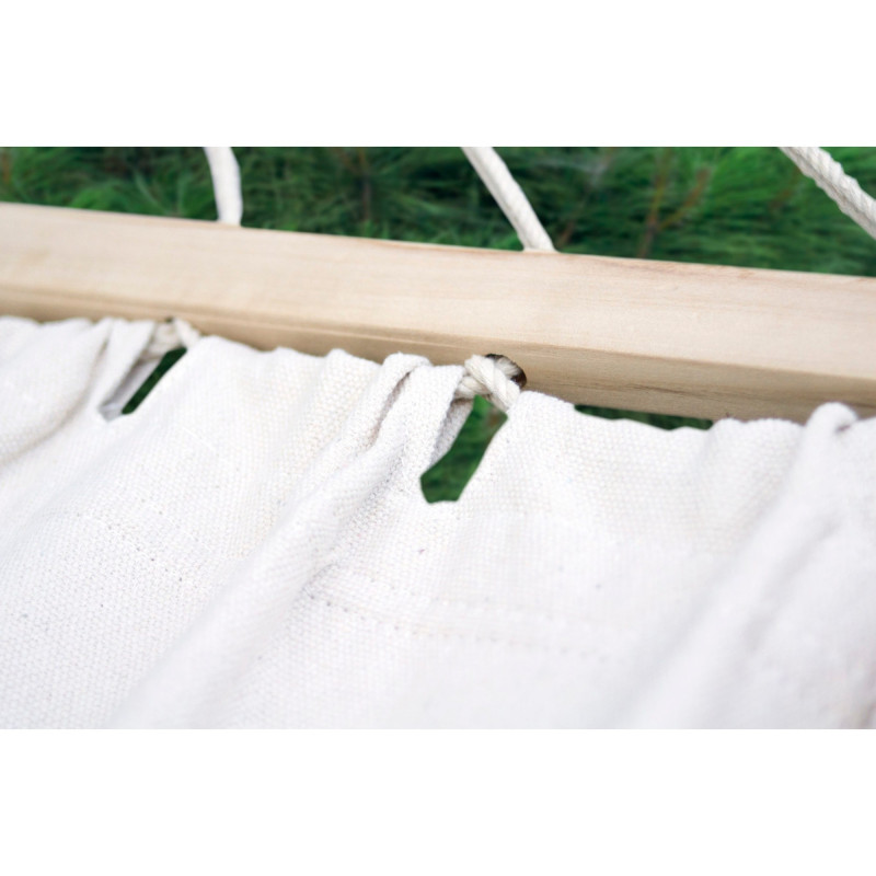 Potenza Outdoor Hängematte 220 x 160 cm, Belastbarkeit bis 200 kg I Roma - Ecru