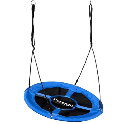 Nestschaukel 100cm, Schaukel Hängeschaukel Familienschaukel Blau