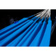 Potenza Medelin Hängematte 220 x 140 cm, Belastbarkeit bis 160 kg, 100% Baumwolle I Blau