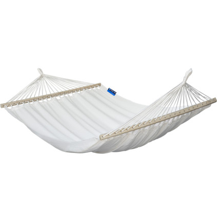Potenza Stabhängematte Medelin 215 x 140cm für 2 Personen I Hängematte 100% Baumwolle, Belastbarkeit bis 160 kg I Creme