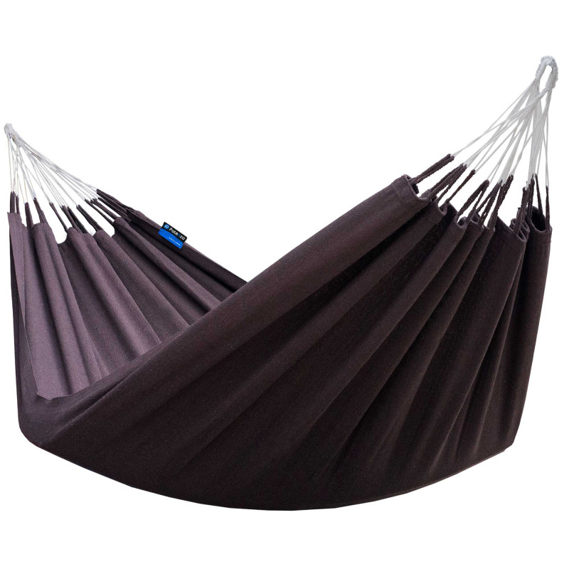 Potenza Medelin Double Hängematte 230 x 160 cm, Belastbarkeit bis 200 kg, 100% Baumwolle I Coffee