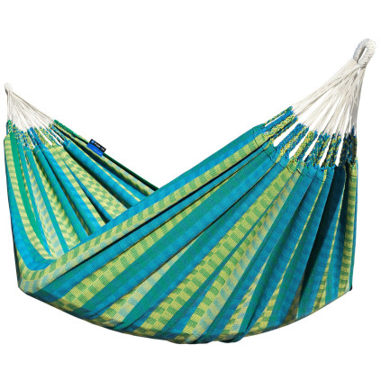 Potenza Morena Hängematte 230 x 160 cm, Belastbarkeit bis 220 kg, 100% Baumwolle I Kiwi