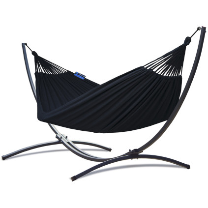 Potenza Stabhängematte mit Indela Gestell – 120kg / Black