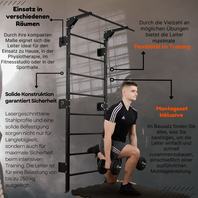 ¿Busca material deportivo para su hogar? Escalera metálica de entrenamiento