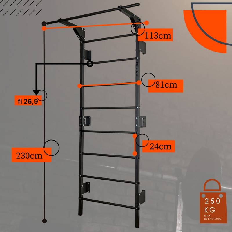 Suchen Sie nach Sportgeräten für Zuhause? Trainingsleiter aus Metall für Homegym