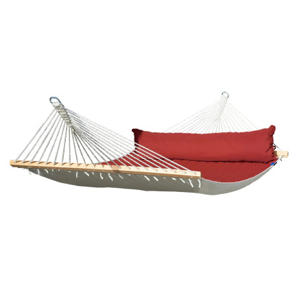 Potenza Outdoor Panama Hängematte 210 x 140 cm, Belastbarkeit bis 200 kg |Rot