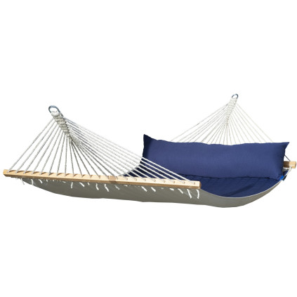Potenza Outdoor Panama Hängematte 210 x 140 cm, Belastbarkeit bis 200 kg |Blau