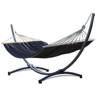 Potenza Hängematte mit Gestell – 220kg für 2 Personen Stabhängematte Groß und Stabil