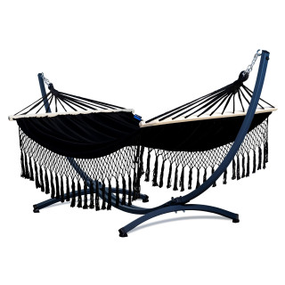 Potenza Hängematte mit Gestell – 220kg für 2 Personen Stabhängematte Groß und Stabil